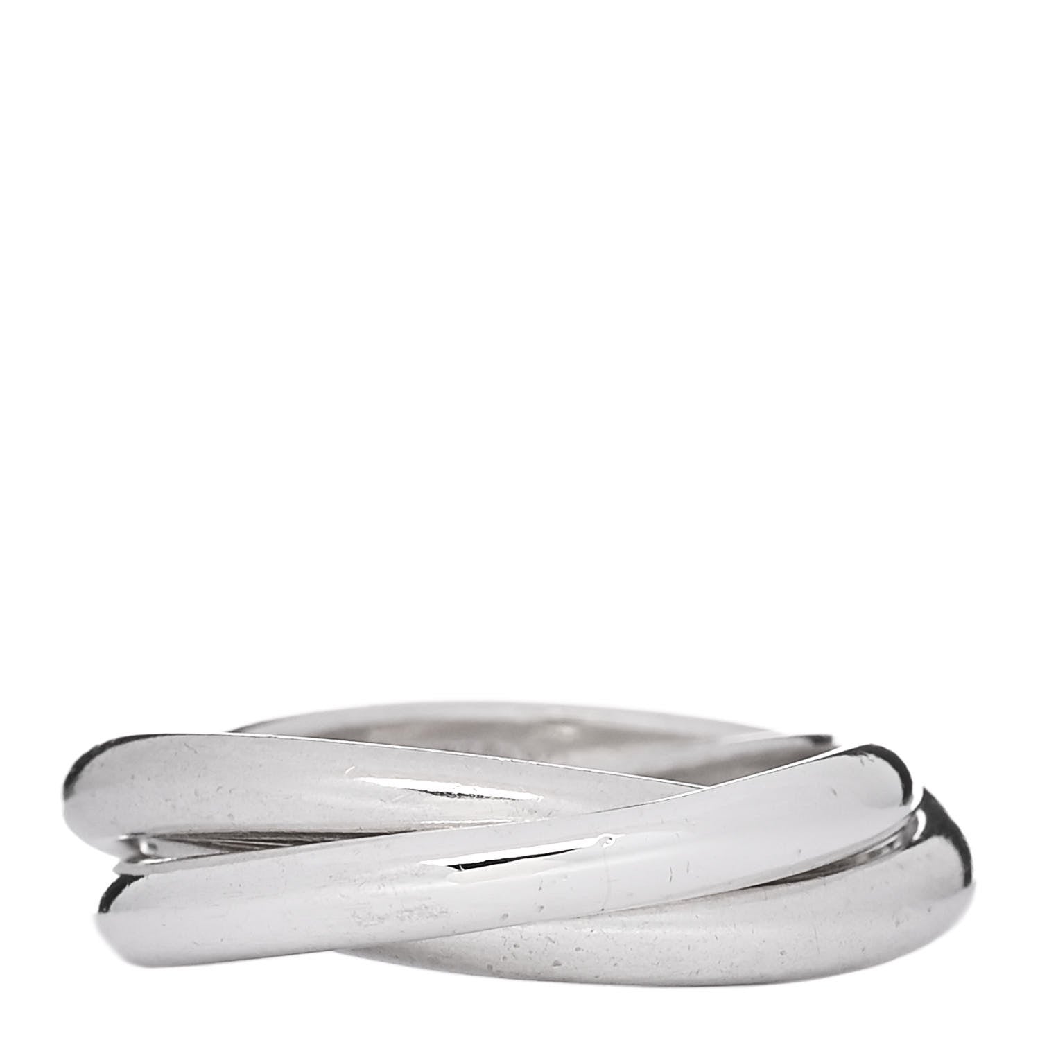 Tiffany Sterling Silver Interlocking Ring 53 6.5 1 of 4