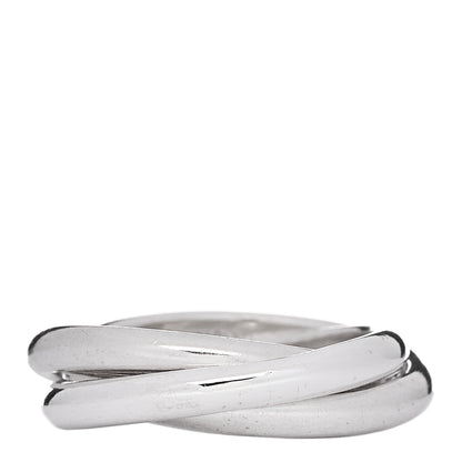 Tiffany Sterling Silver Interlocking Ring 53 6.5 1 of 4