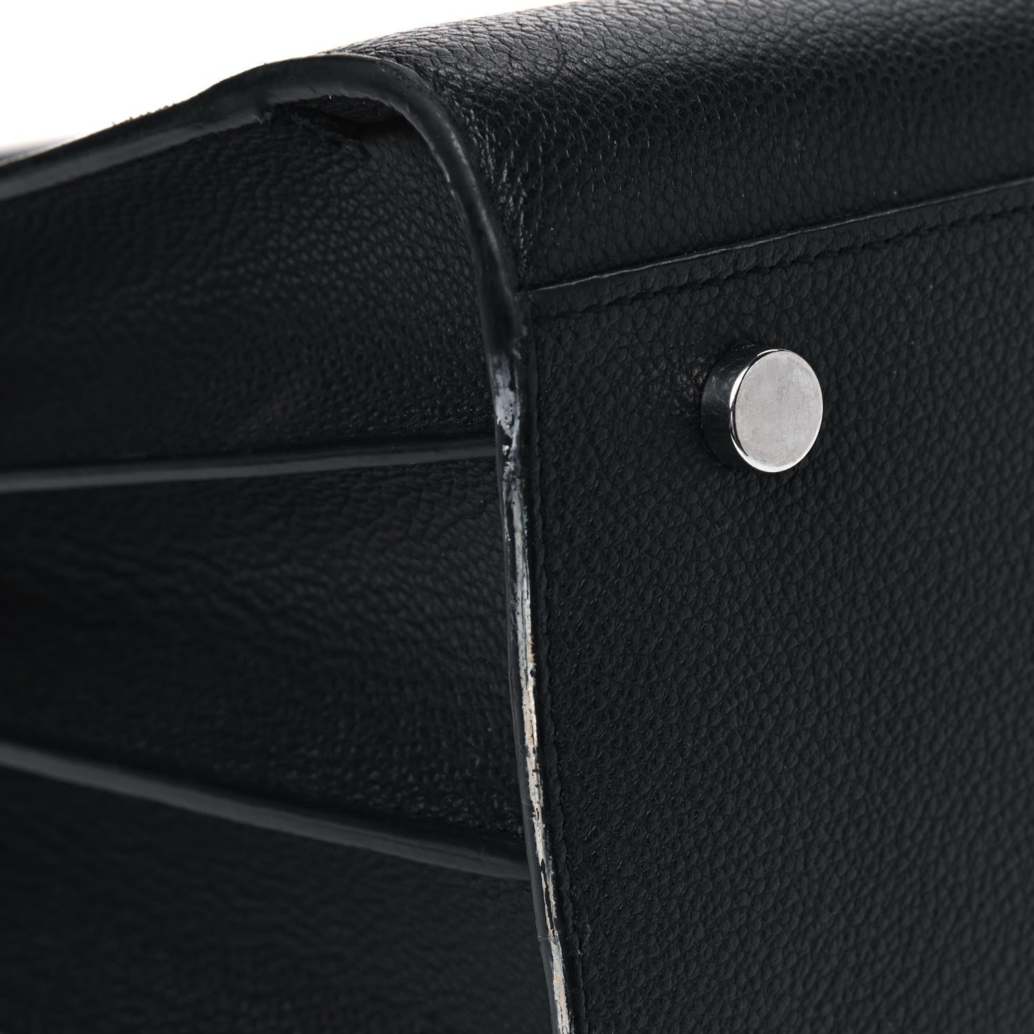 Saint Laurent Grained Calfskin Small Sac De Jour Black 9 of 10