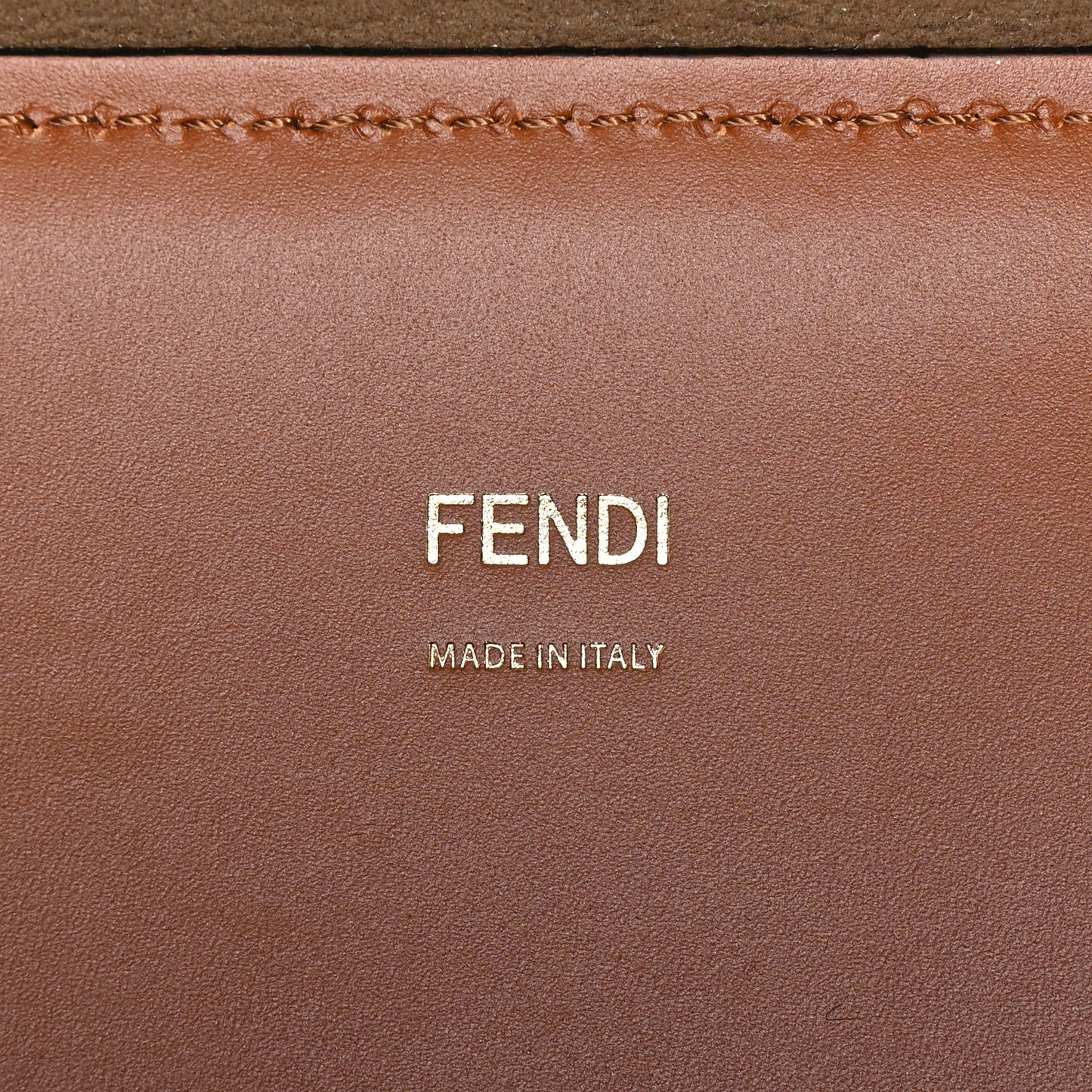 Vitello King Plexiglass Medium Fendi Sunshine Shopper Tote Cuoio