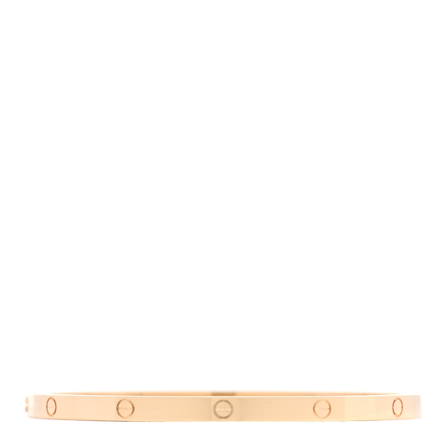 18K Yellow Gold Small LOVE Bracelet 17