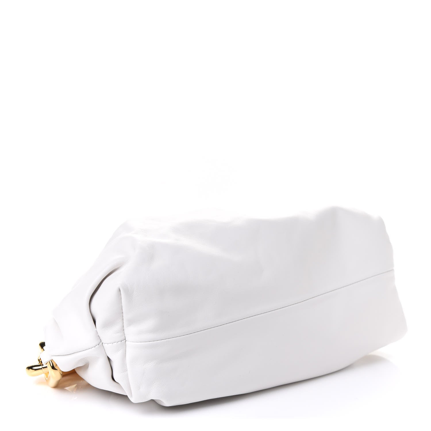 Bottega Veneta Calfskin The Pouch Chain Chalk 3 of 4