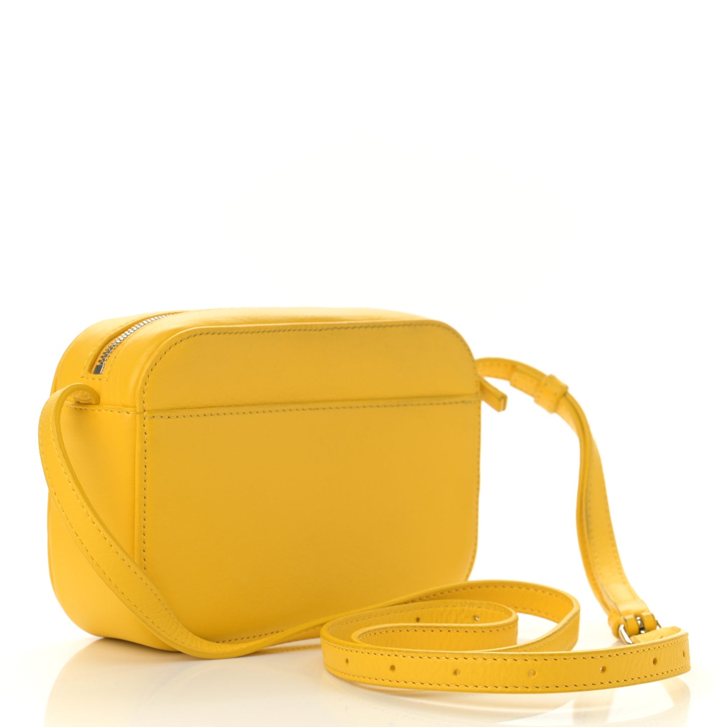Calfskin Logo XS Everyday Camera Bag Yellow Black