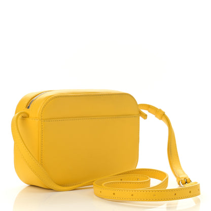 Balenciaga Calfskin Logo XS Everyday Camera Bag Yellow Black 3 of 11