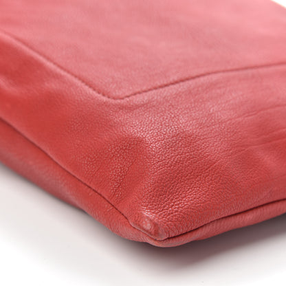 Burberry Prorsum Calfskin Drawstring Baby Duffle Red 6 of 10