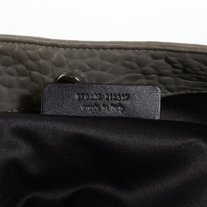 Saint Laurent Leather Large Roady Grey 8 of 8