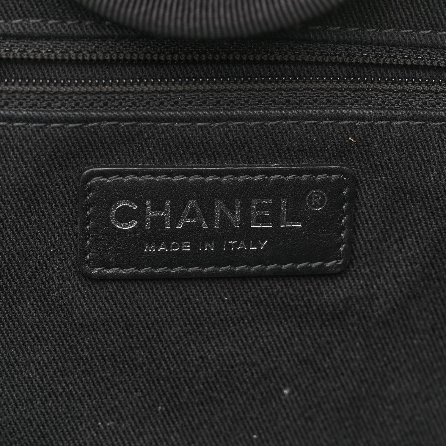 Chanel Mixed Fibers Large Deauville Tote Black 5 of 10