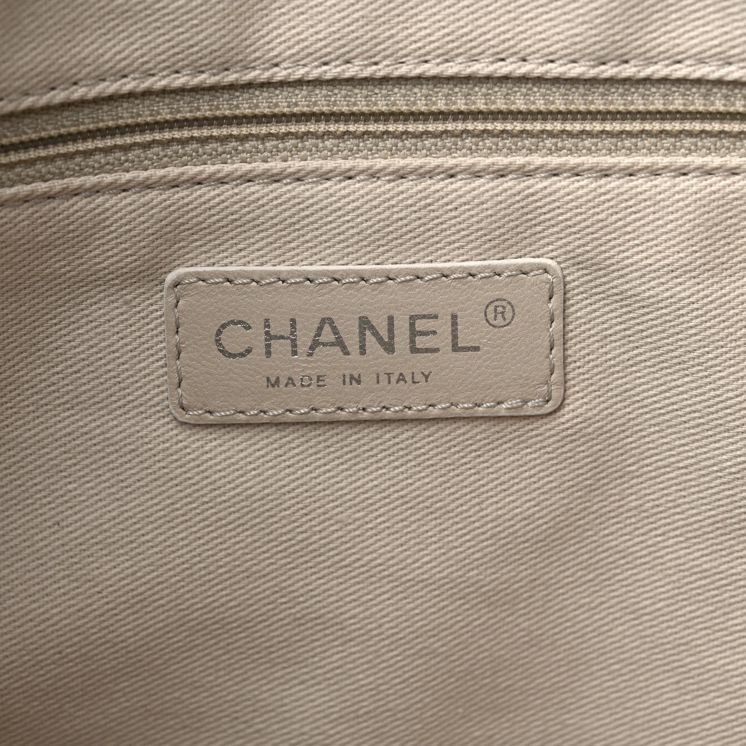 Chanel Caviar Stitched CC Pocket Tote White 6 of 11