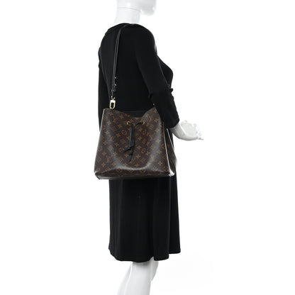 Louis Vuitton Monogram Neonoe MM Black 2 of 9