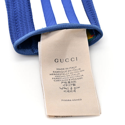 Gucci X ADIDAS Fabric Fingerless Gloves S Royal Blue 5 of 5