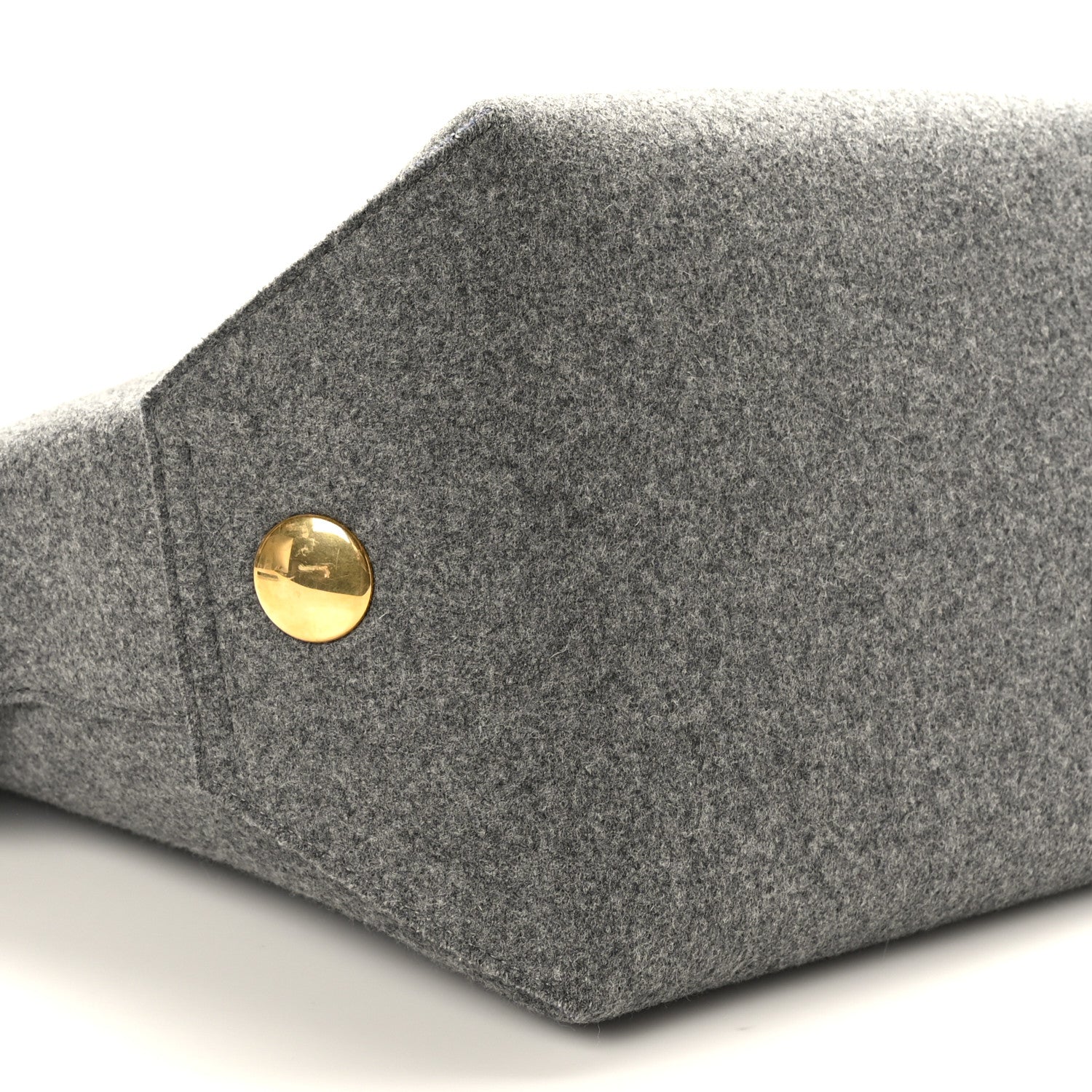 Celine Wool Felt Orb Bag Grey 7 of 8
