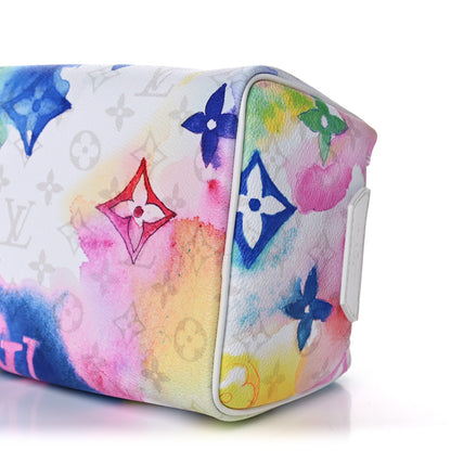 Louis Vuitton Monogram Watercolor Dopp Kit Toilet Pouch Multicolor 9 of 10