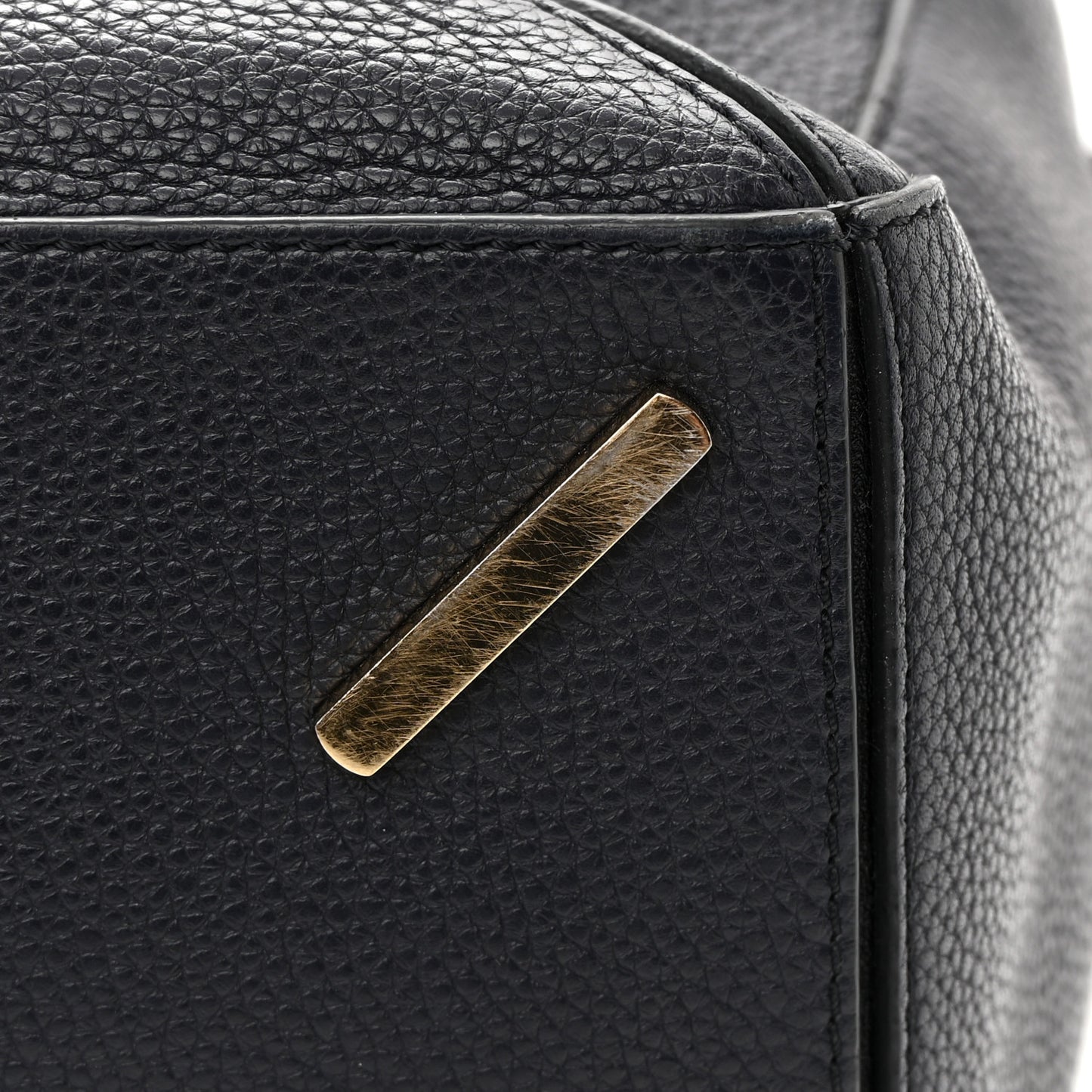 Calfskin Medium Puzzle Bag Midnight Blue Black