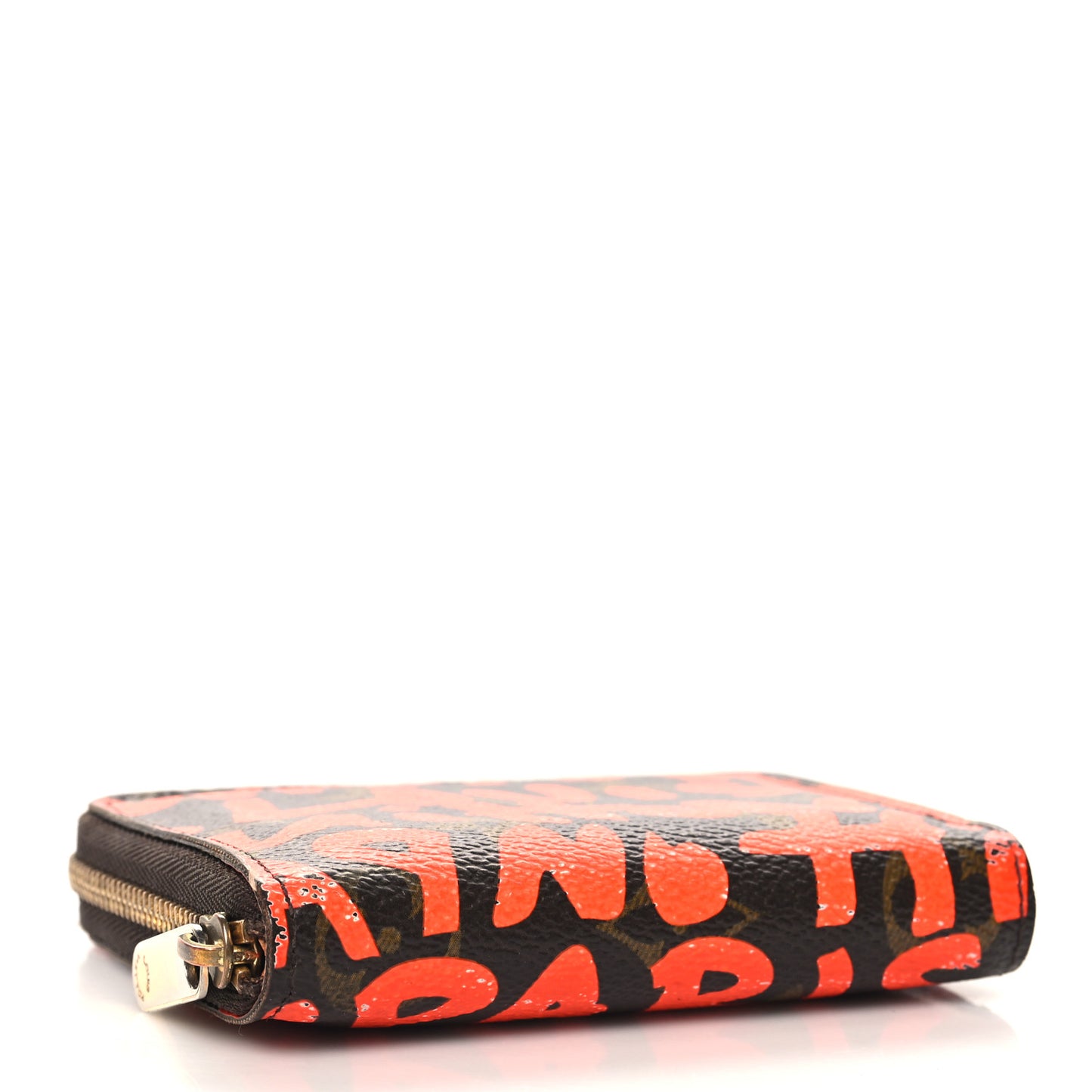 Monogram Graffiti Zippy Coin Purse Orange