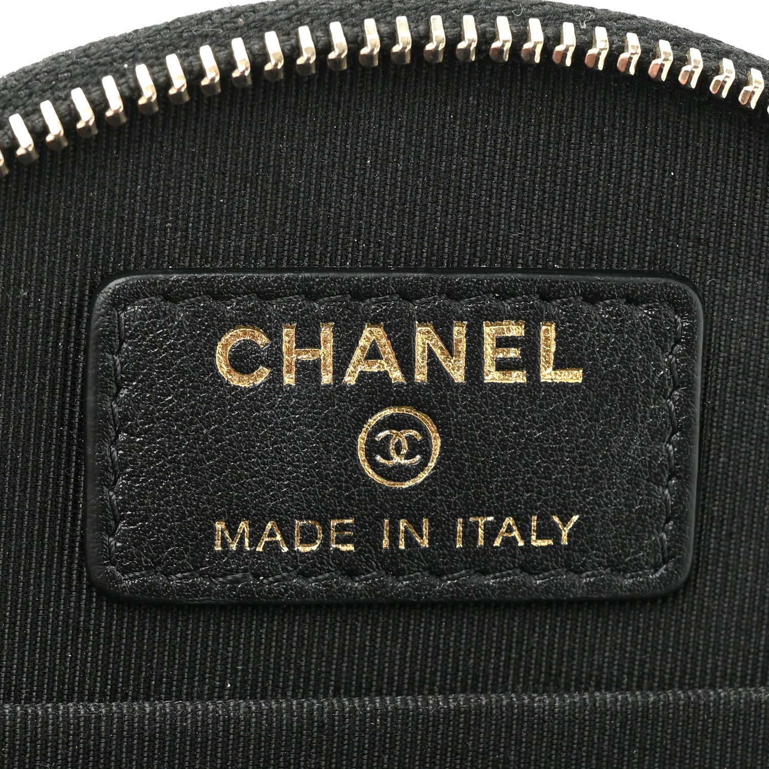 Chanel Caviar Quilted Round Handle With Care Vanity With Chain Black 7 of 10