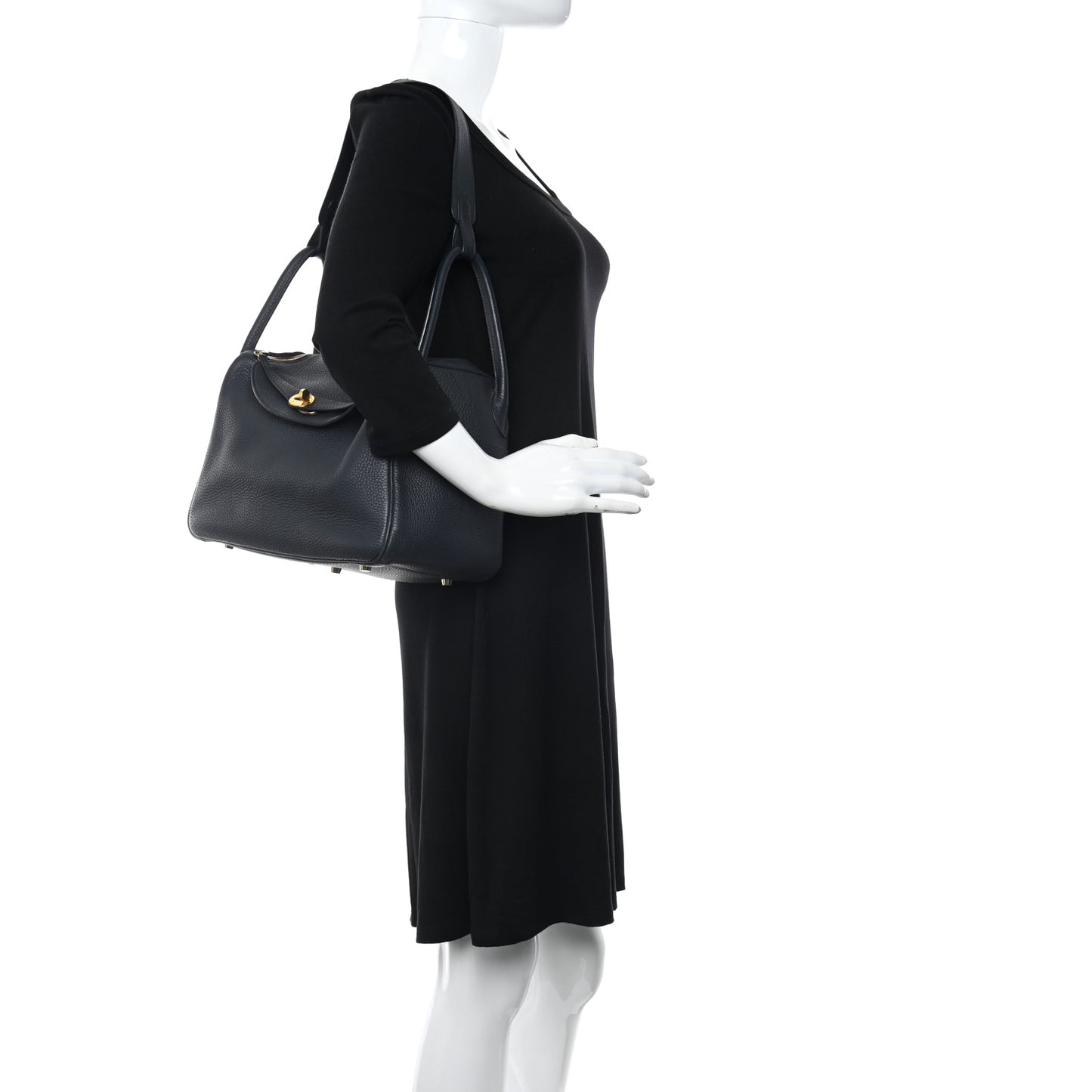 Taurillon Clemence Lindy 30 Bleu Indigo