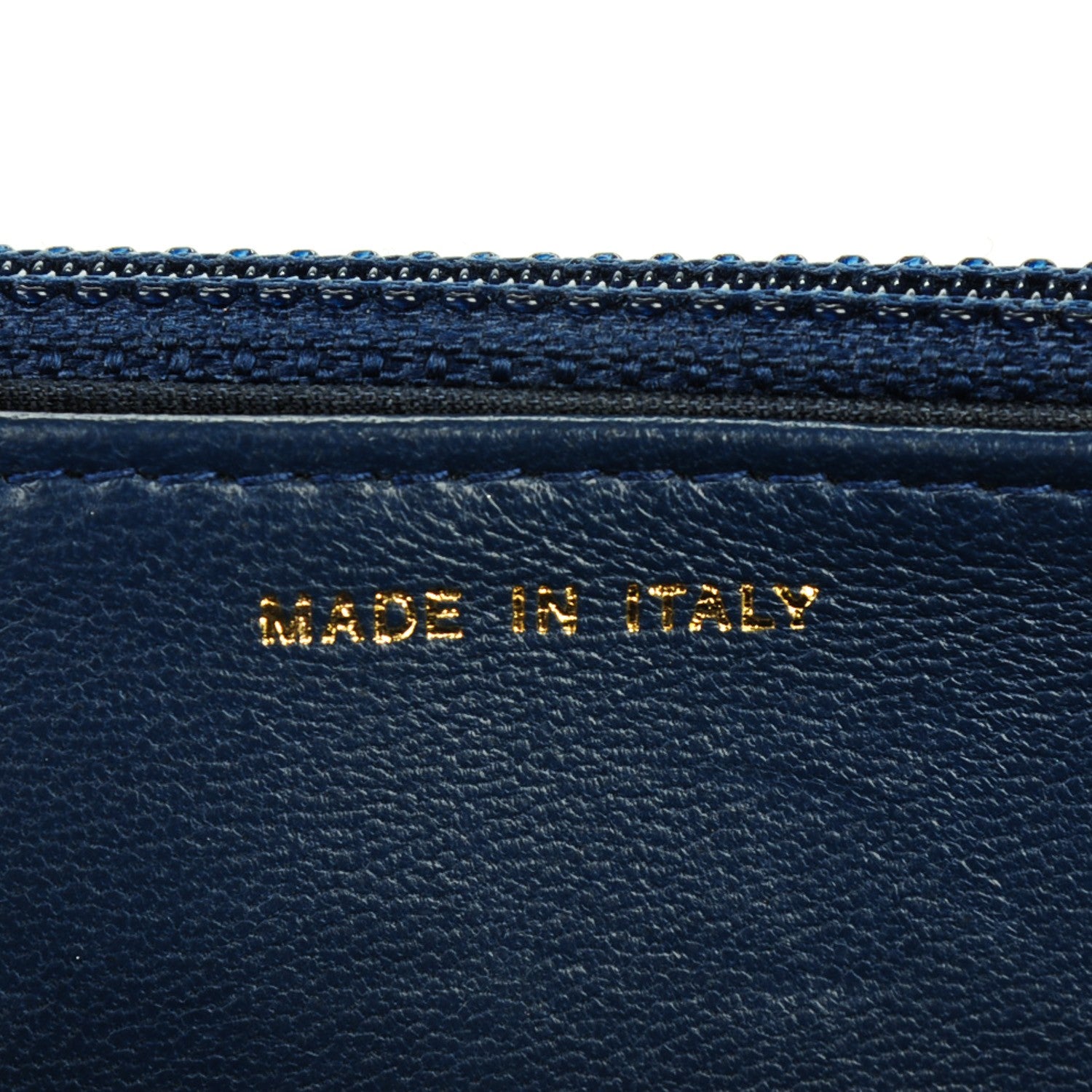 Chanel Lambskin Quilted Boy Wallet On Chain WOC Navy Blue 7 of 8