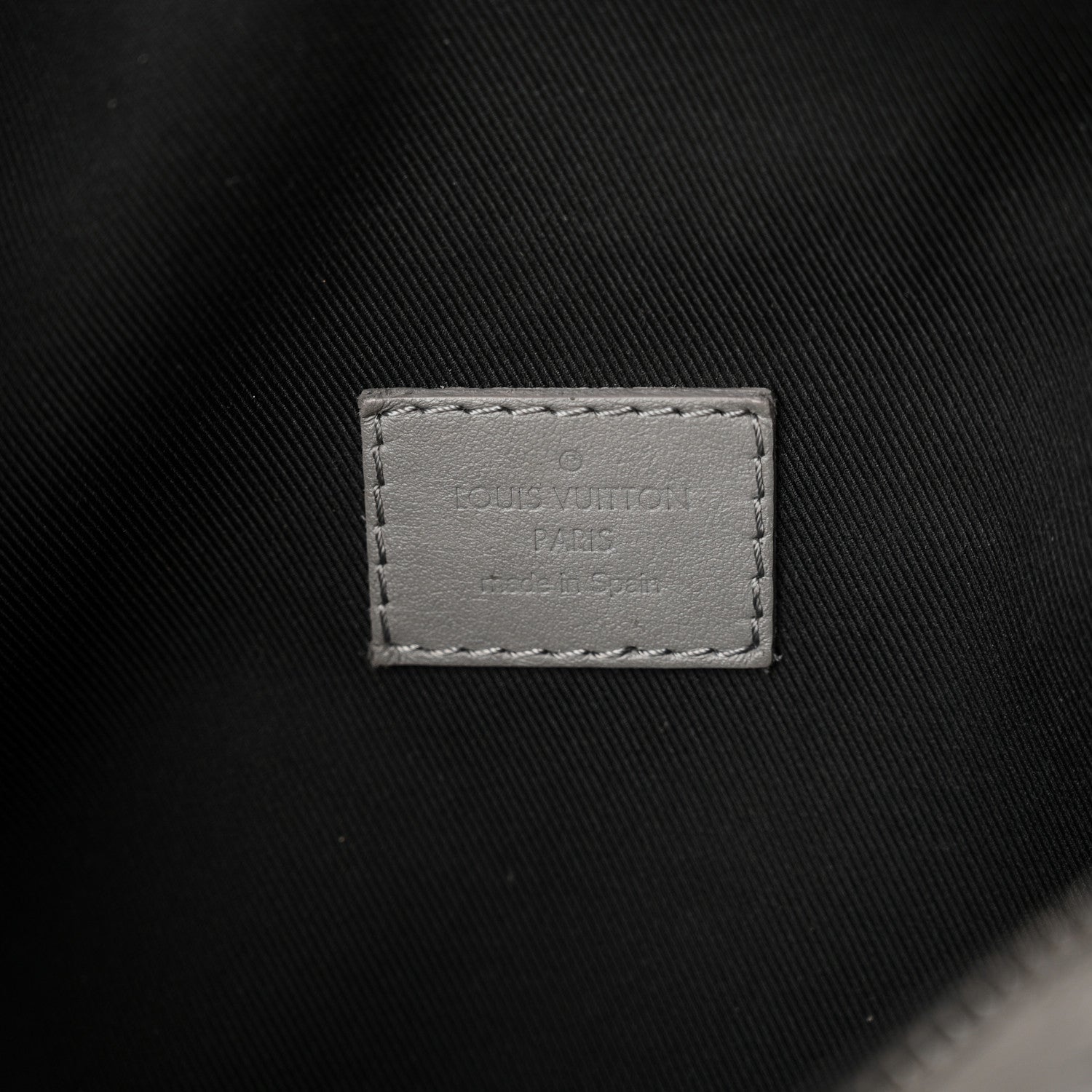 Louis Vuitton Calfskin Monogram Shadow Discovery Bumbag PM Gray 6 of 10