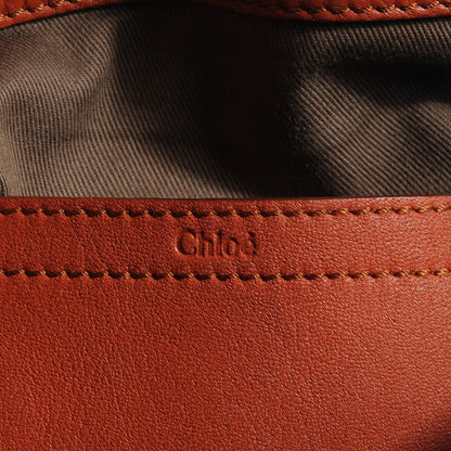 Chloe Calfskin Medium Marcie Round Crossbody Bag Whiskey 8 of 10