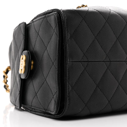 Chanel Caviar Quilted Small Chanel 25 Handbag Black 10 of 11