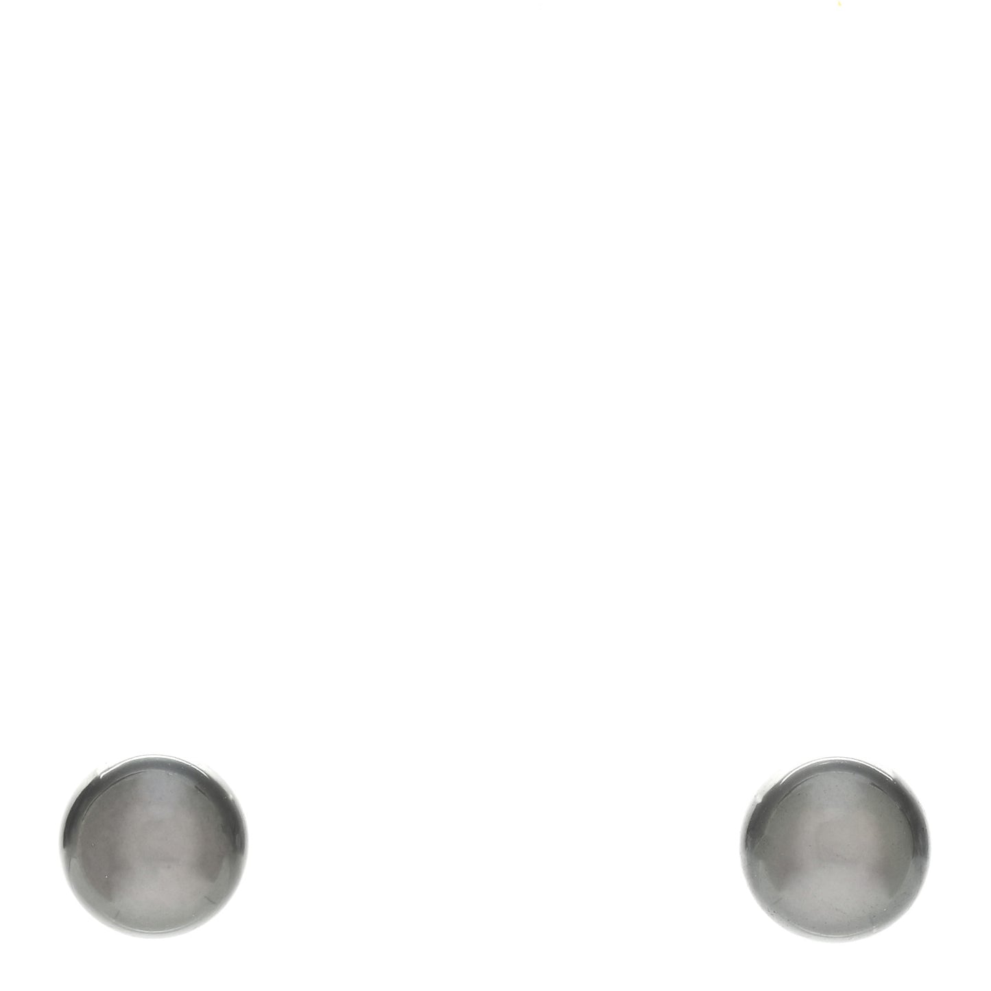 18K White Gold Tahitian Pearl 8.5-9mm Stud Earrings