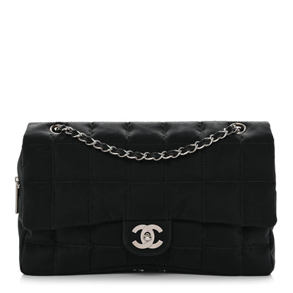 Chanel Nylon Square Quilted Flap Black 1 of 10