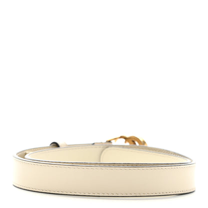 Gucci Calfskin Double G 20mm Belt 70 28 Mystic White 2 of 4
