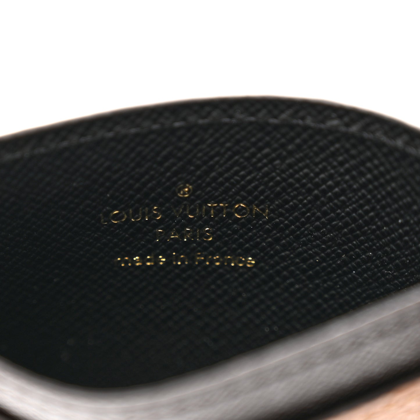 Reverse Monogram Side Up Card Holder