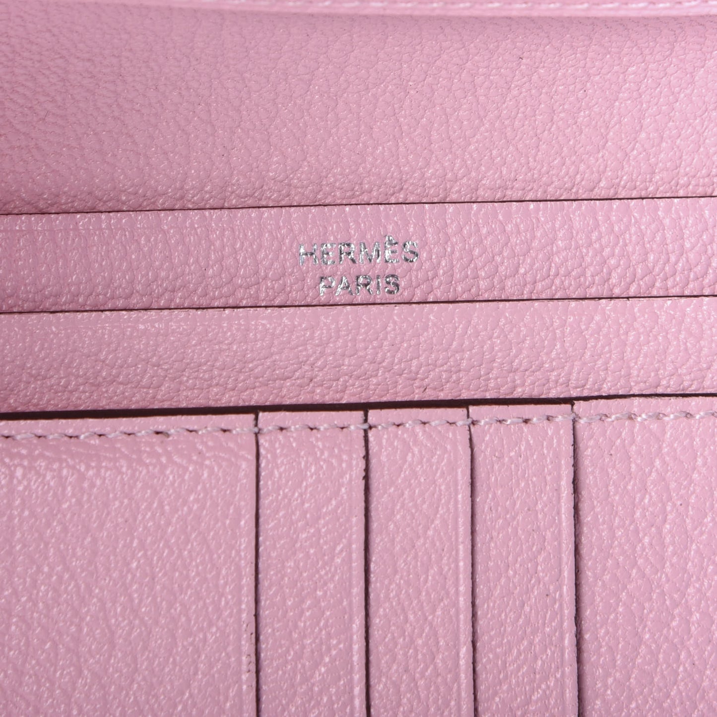 Chevre Mysore Bearn Compact Wallet Rose Sakura