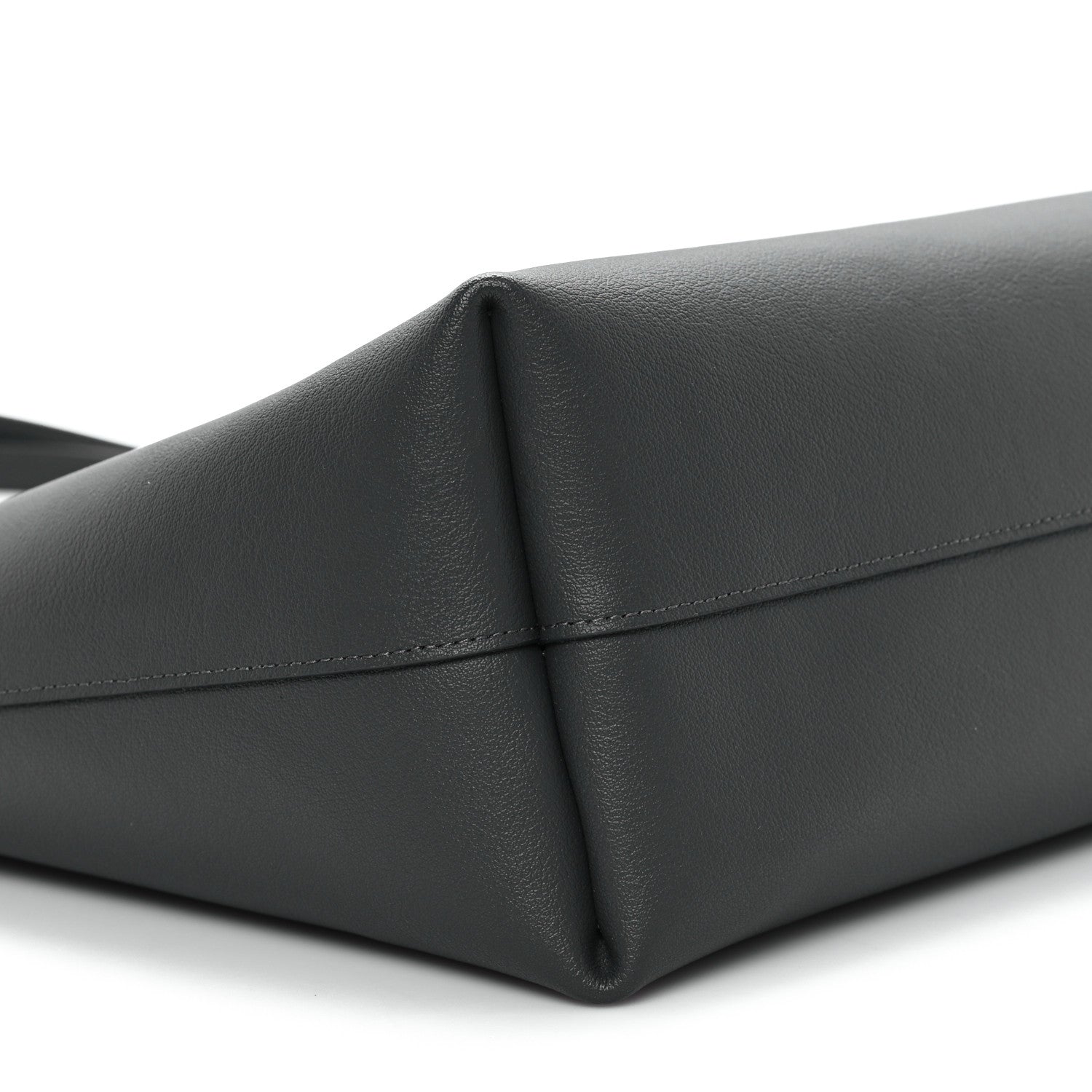 Saint Laurent Calfskin Large Shopping Tote Storm 11 of 12