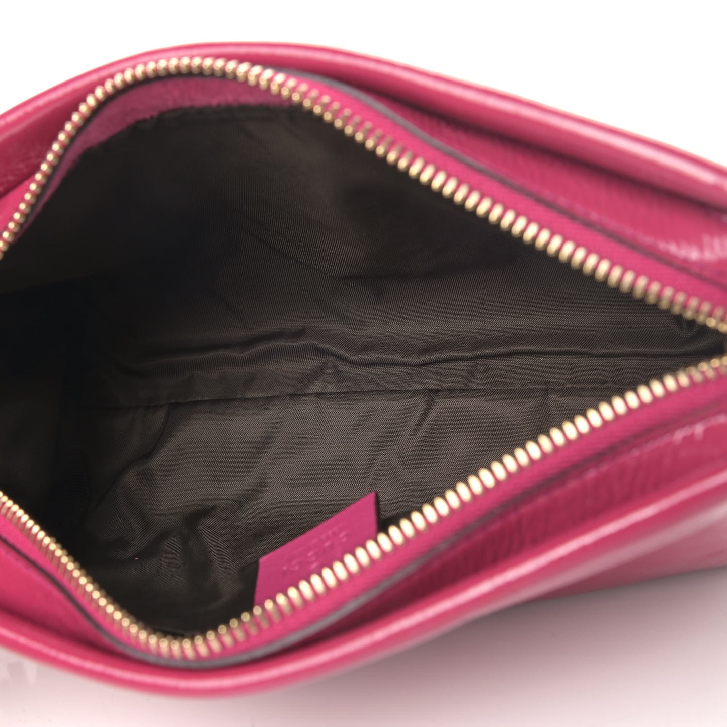 Soft Patent Soho Cosmetic Case Bright Bougainvillea