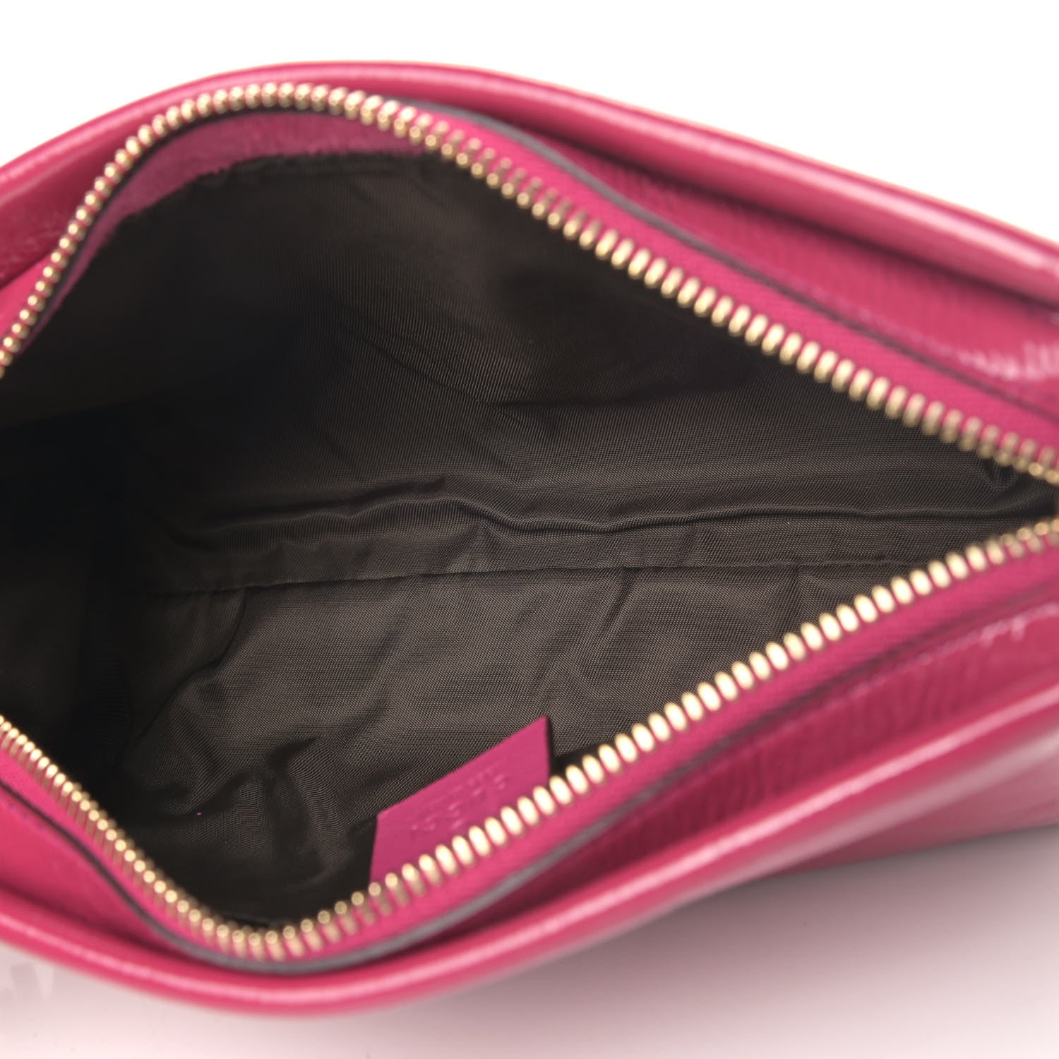 Gucci Soft Patent Soho Cosmetic Case Bright Bougainvillea 4 of 4