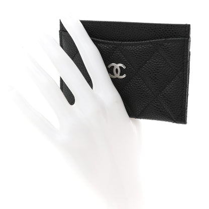 Chanel Caviar Quilted Card Holder Black 2 of 8