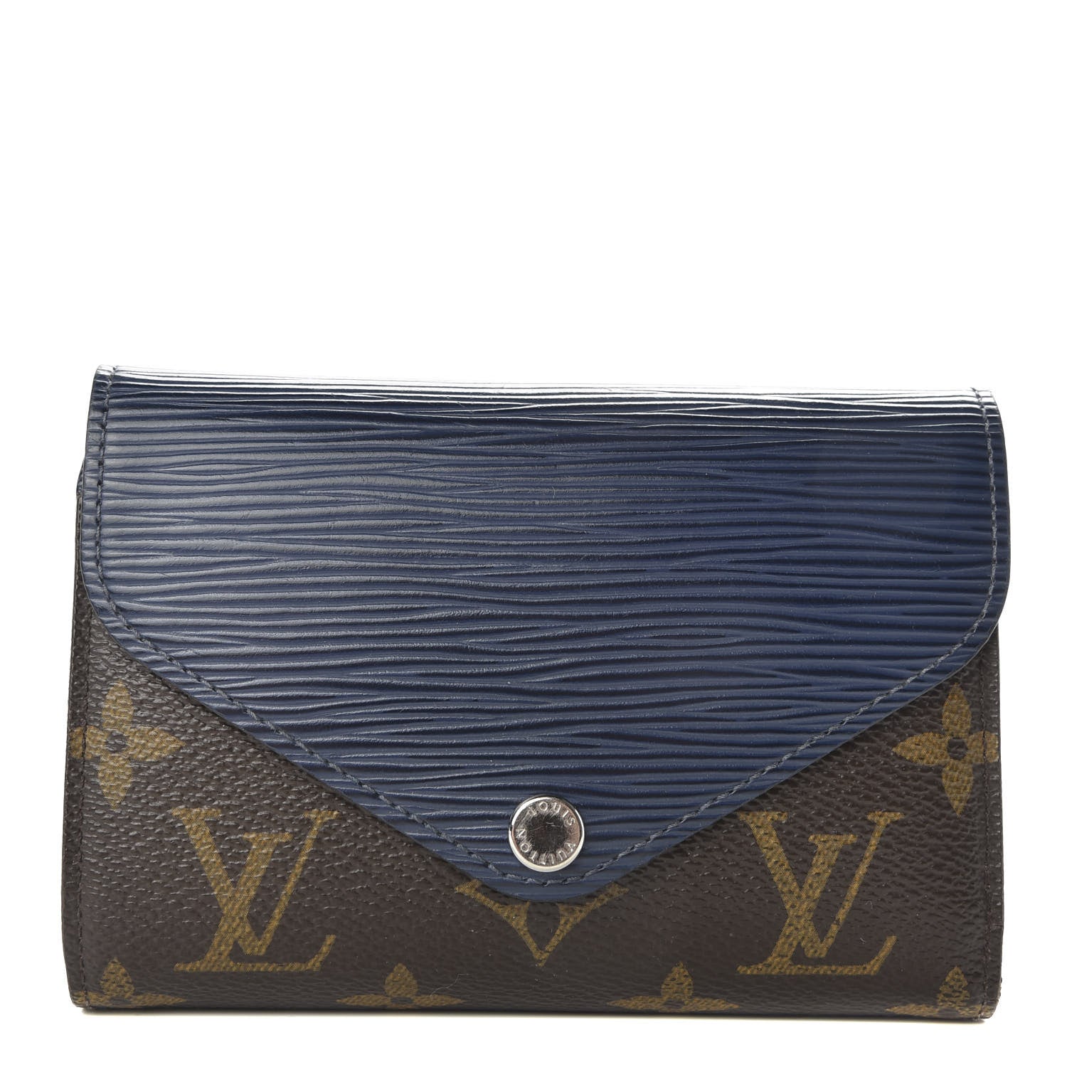 Louis Vuitton Epi Monogram Marie-Lou Compact Wallet Indigo 1 of 12