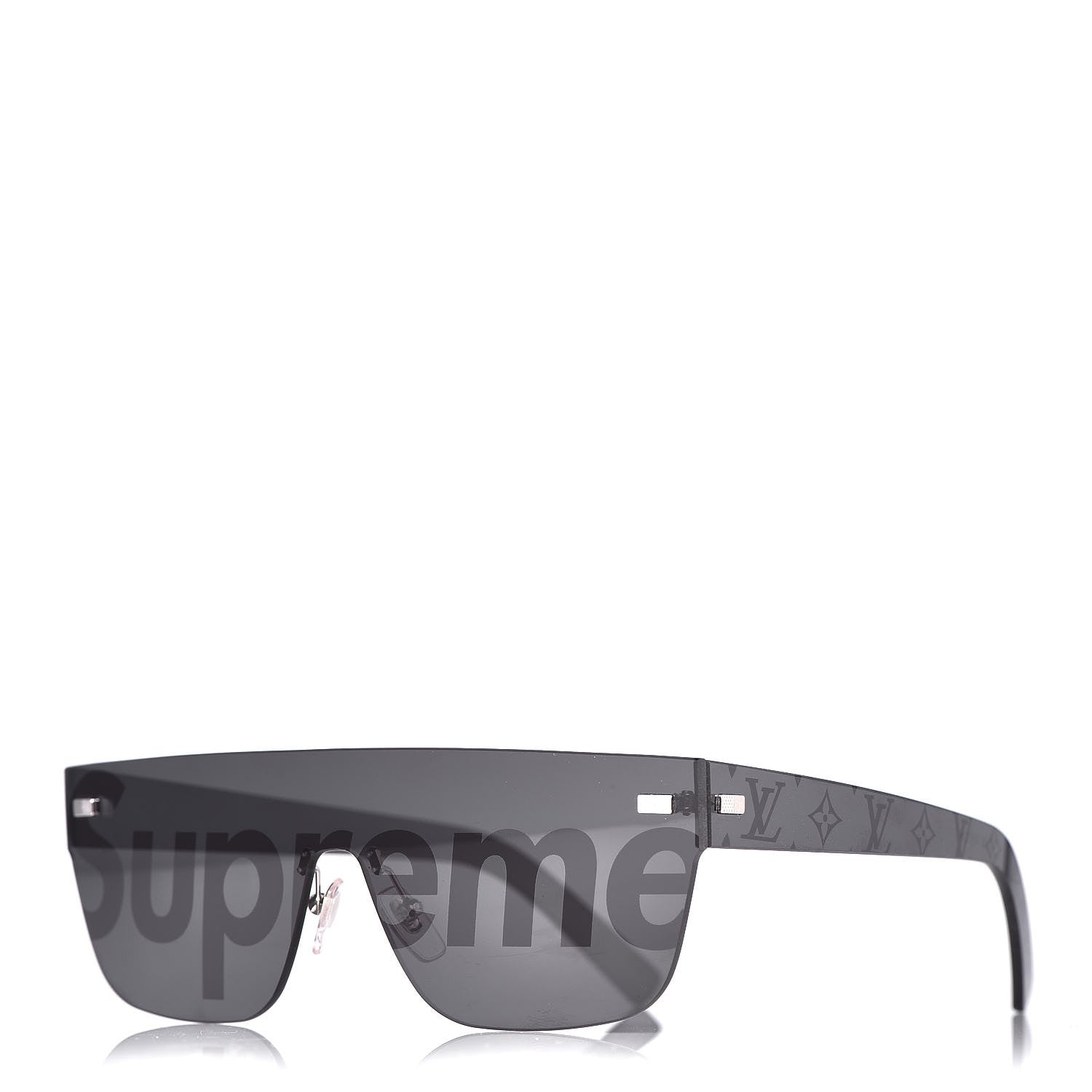 Louis Vuitton X SUPREME City Mask Sunglasses Black 1 of 7
