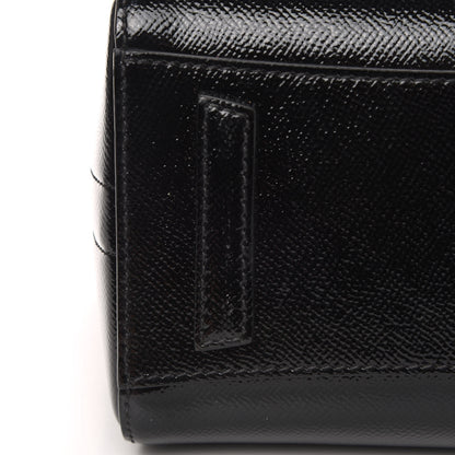 Givenchy Textured Patent Calfskin Mini Antigona Black 9 of 11
