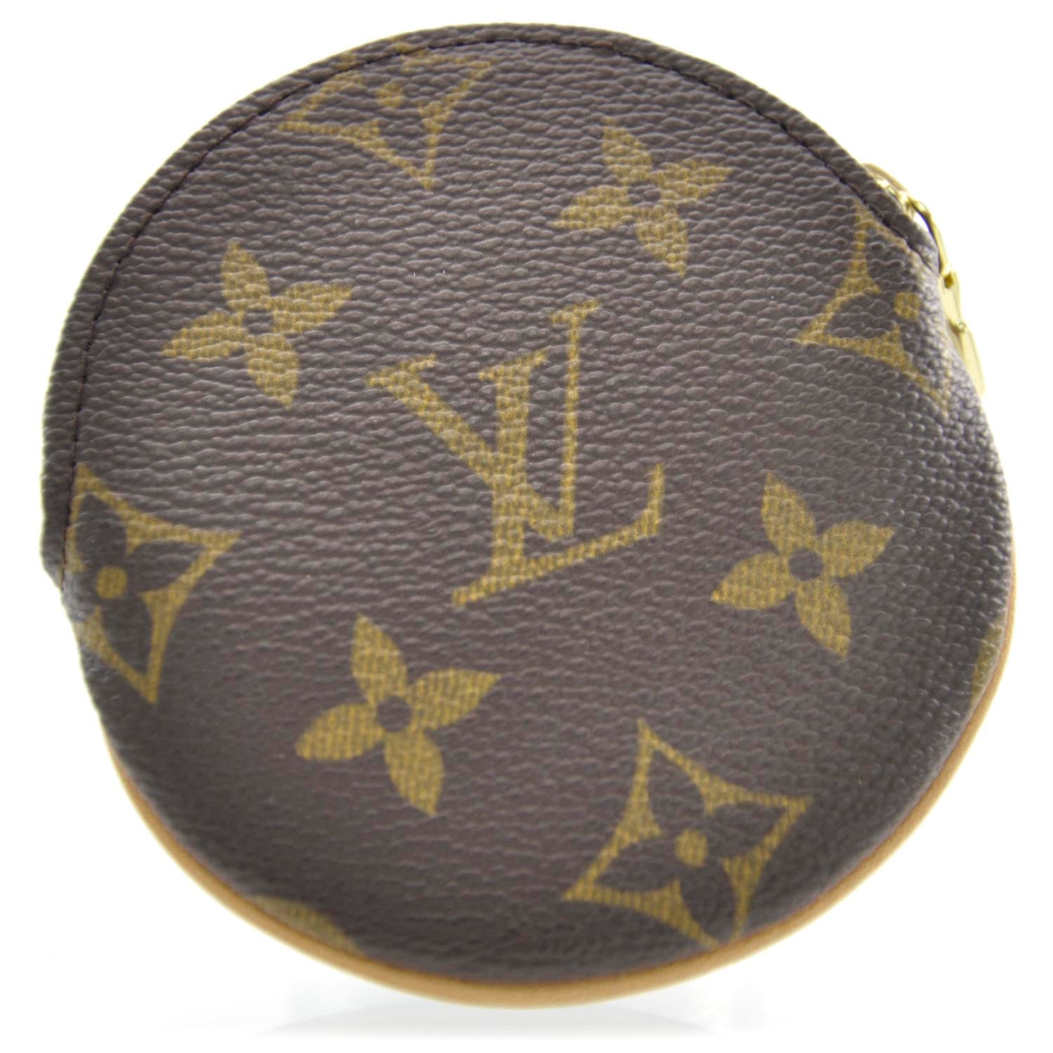 Louis Vuitton Monogram Porte-Monnaie Round Coin Purse 1 of 7
