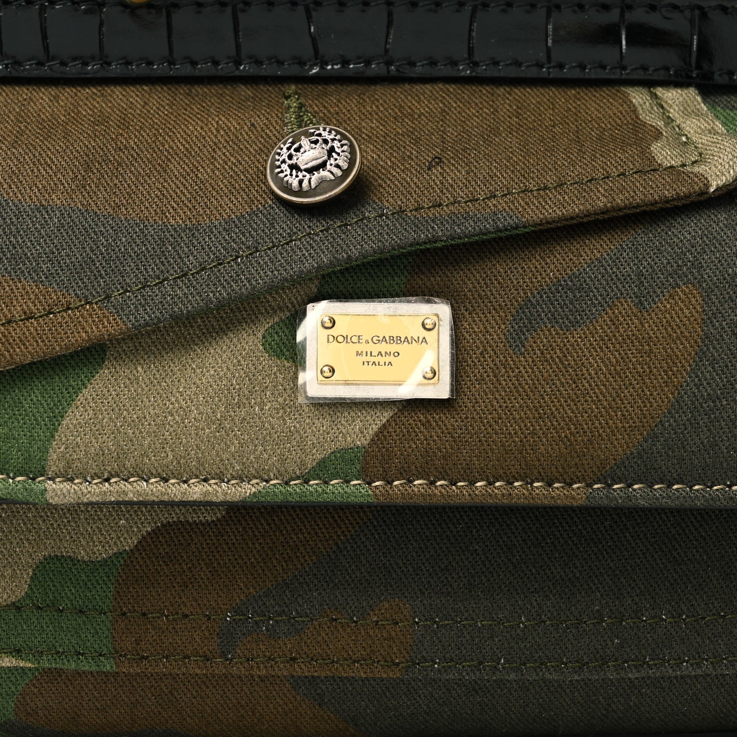 Cotton Camouflage Patchwork Small Sicily Multicolor