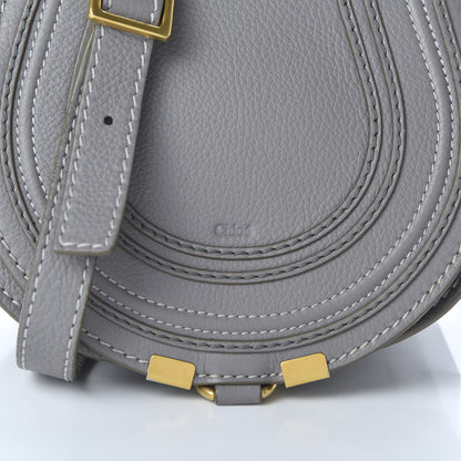 Chloe Calfskin Mini Marcie Round Crossbody Bag Cashmere Grey 9 of 9