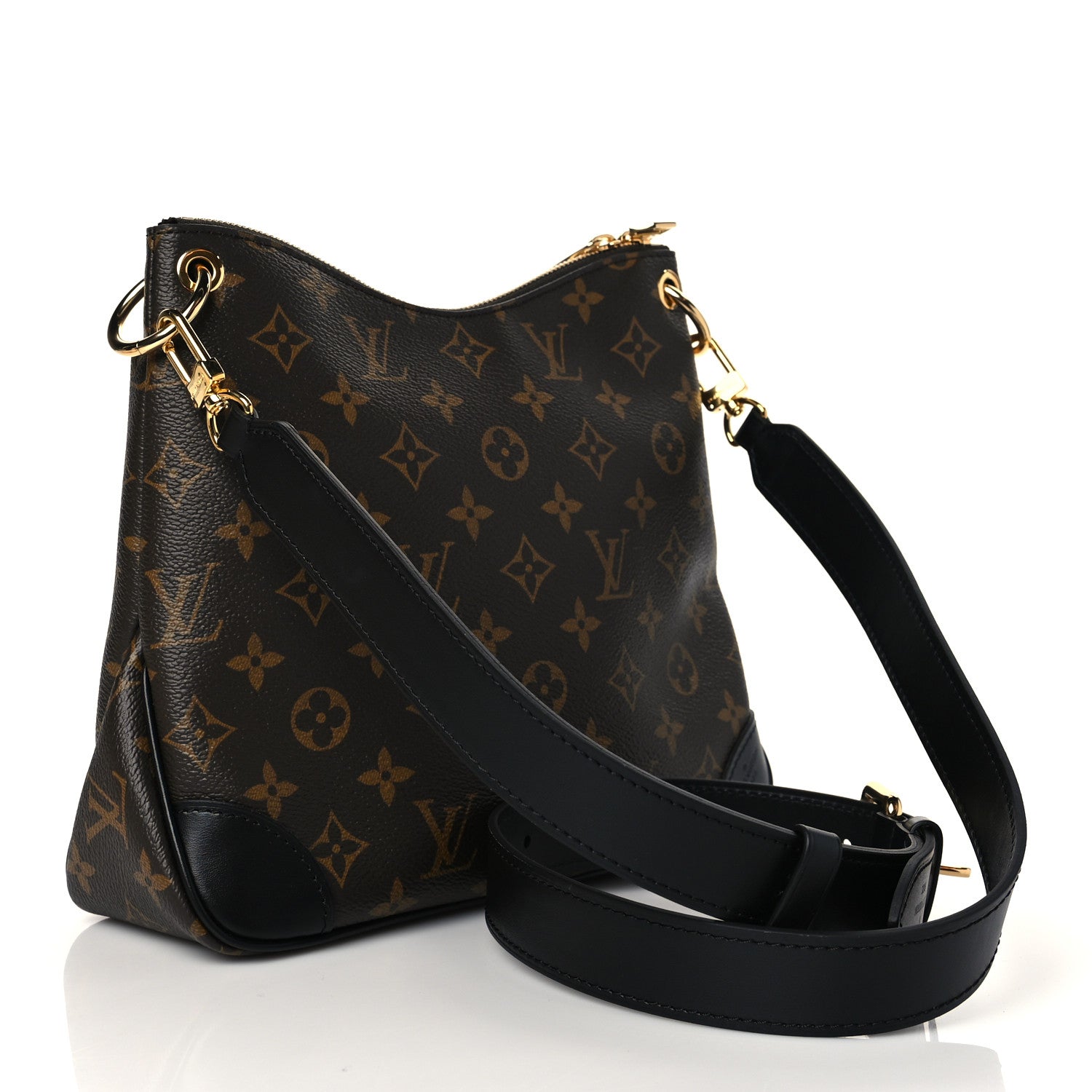 Louis Vuitton Monogram Odeon PM Black 3 of 9