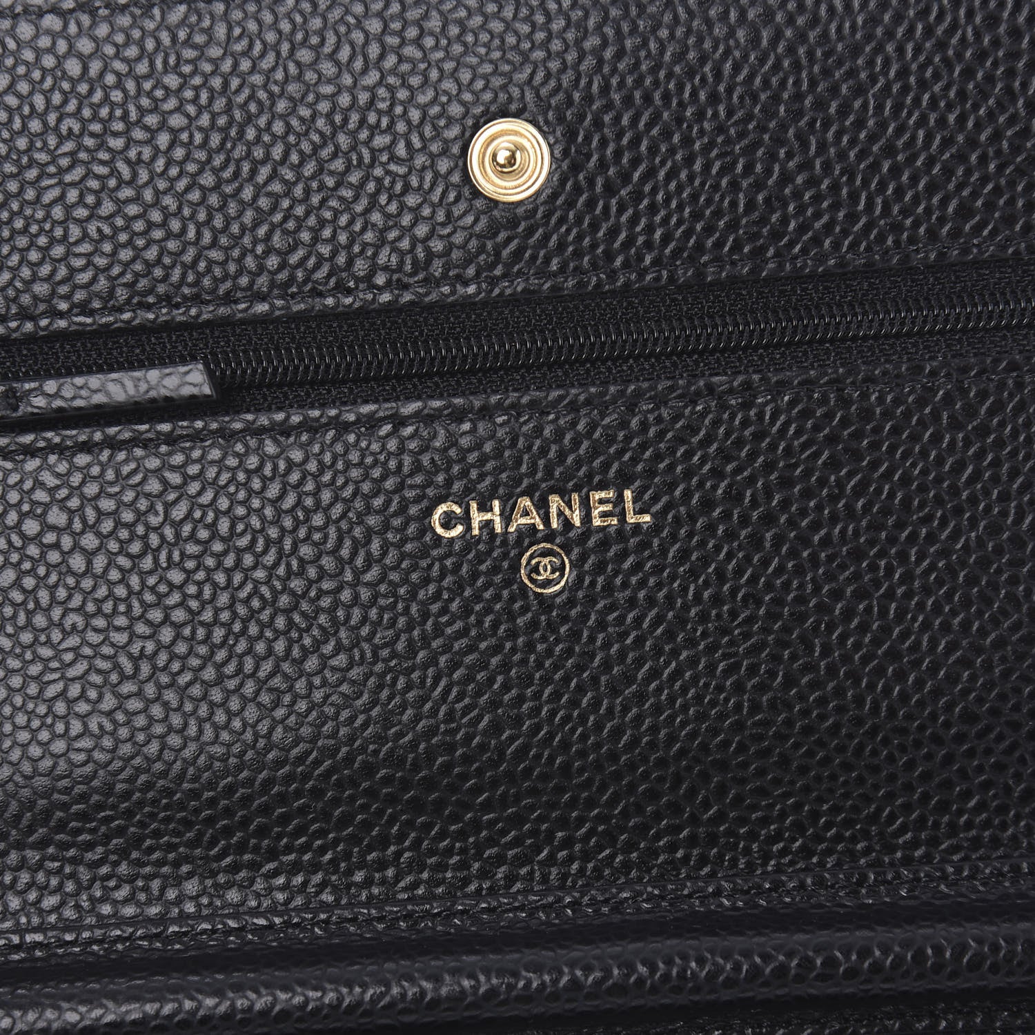 Chanel Caviar Quilted Wallet On Chain WOC Black 8 of 11