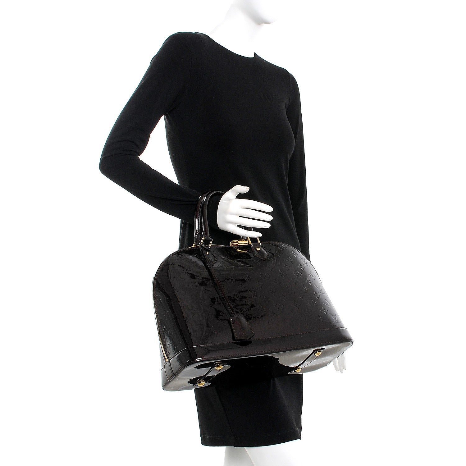 Louis Vuitton Vernis Alma GM Amarante 2 of 10