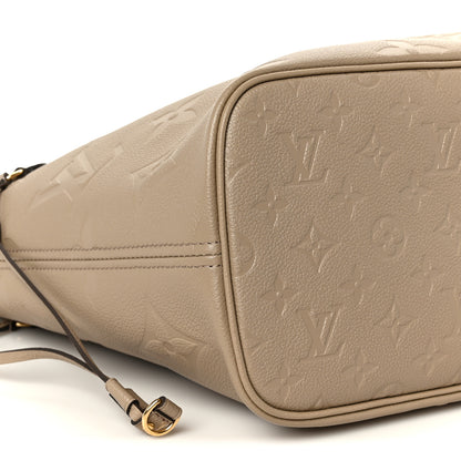Louis Vuitton Empreinte Monogram Giant Neverfull MM Tourterelle 8 of 9