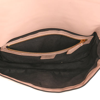 Fendi Nappa FF 1974 Embossed Baguette Rosa Quarzo 5 of 11