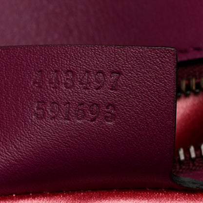 Gucci Velvet Matelasse Small GG Marmont Shoulder Bag Fuchsia Violet Cyclamen 7 of 10