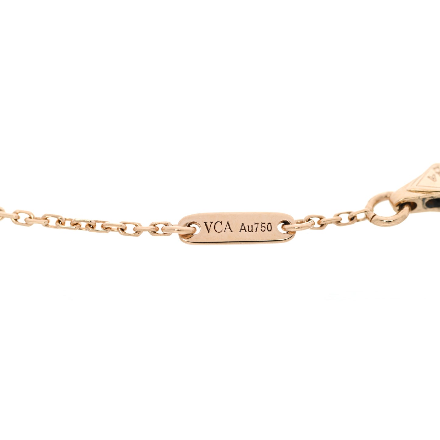 18K Yellow Gold Mother of Pearl Sweet Alhambra Butterfly Bracelet