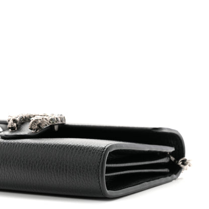 Gucci Calfskin Mini Dionysus Chain Wallet Black 10 of 11