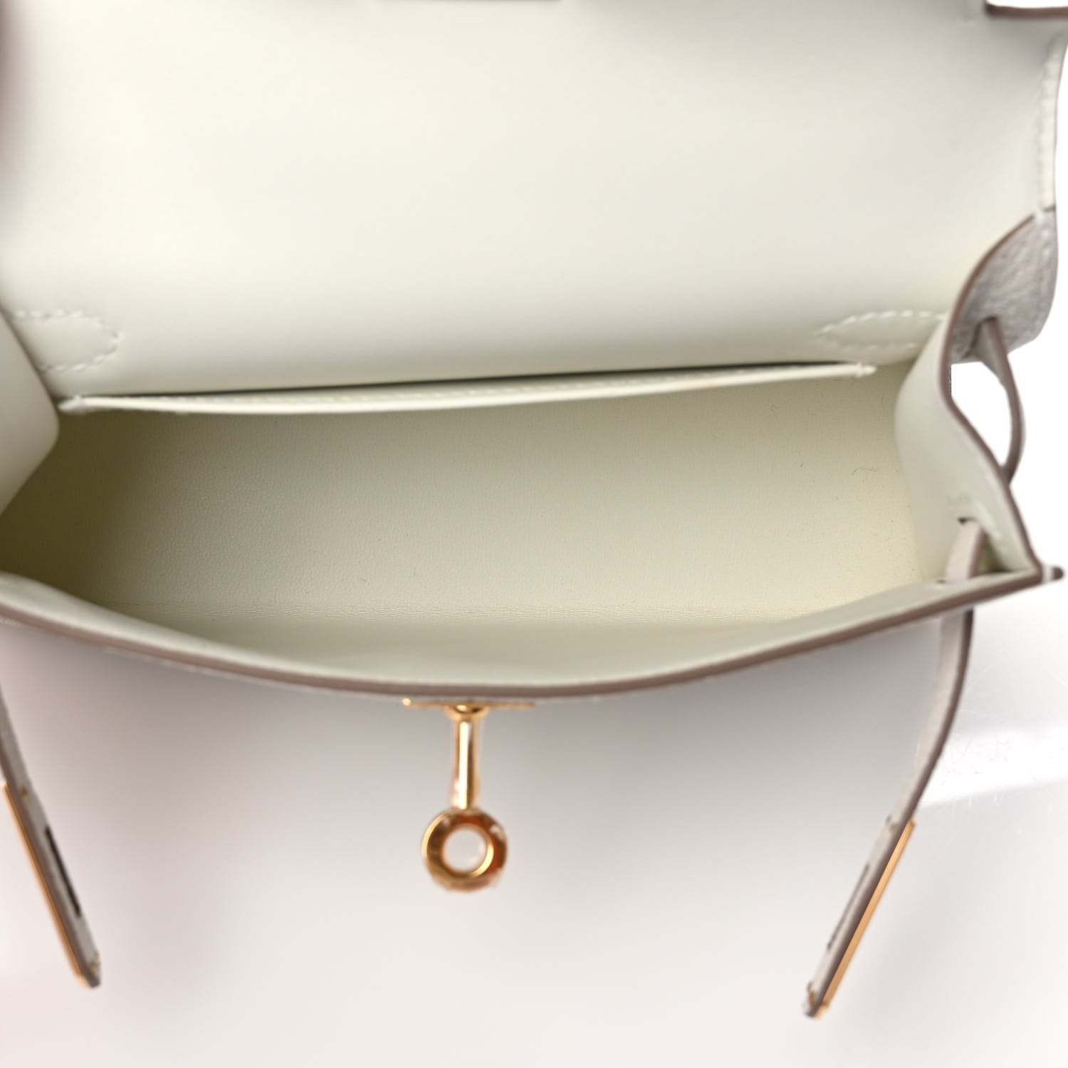 Hermes Chevre Mysore Mini Kelly Sellier 20 Mushroom 6 of 10