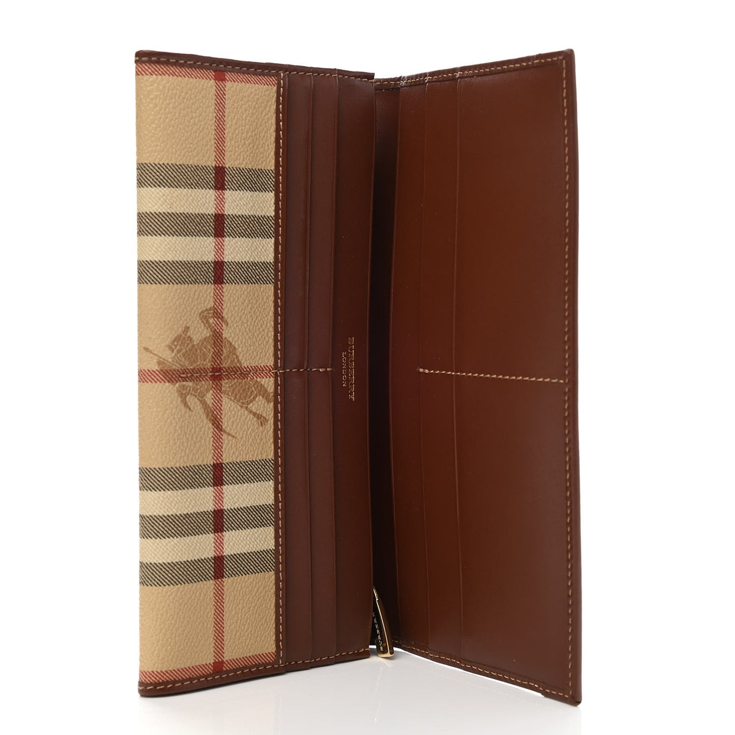 Haymarket Check Continental Wallet Brown