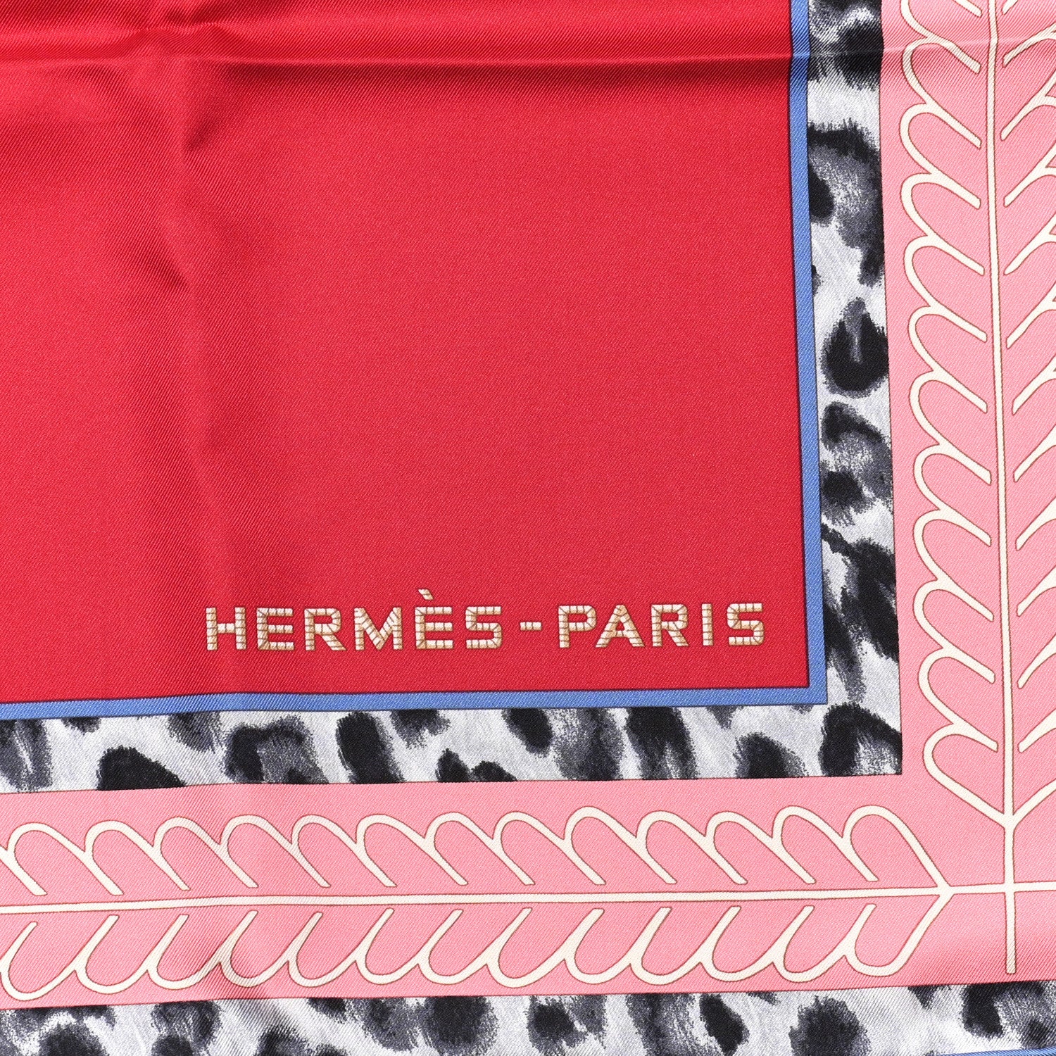 Hermes Silk Selle d'Officier En Grande Tenue Scarf 90 Framboise Corail Mordore 3 of 6
